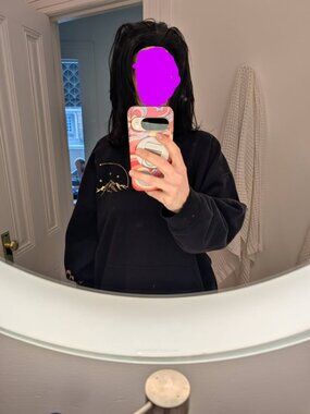 Long Black Wig